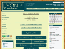 Tablet Screenshot of lyontwp.org